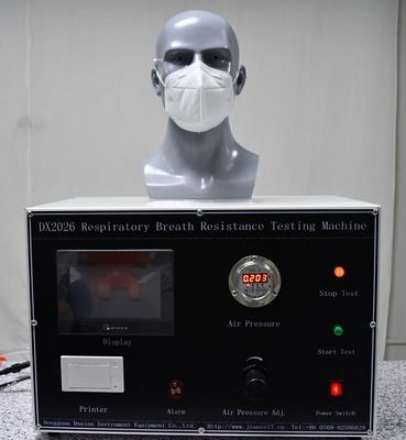 EN149 αναπνευστικός ελεγκτής μασκών δοκιμής αντίστασης αναπνοής