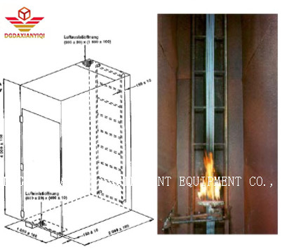 Μηχανή iec60332-3-10 δοκιμής ποσοστού απελευθέρωσης καύσης και θερμότητας καλωδίων καλωδίων δεσμών