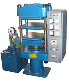 Προσανατολισμένος προς λαστιχένιος εξοπλισμός δοκιμής Hg/T3034-1999 τη μηχανή, επίπεδη να βουλκανίσει μηχανή 25 Τ 0℃-200℃