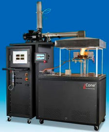 380V παραγωγή καπνού απελευθέρωσης θερμότητας εξεταστικού εξοπλισμού ISO 5660 ευφλέκτου και ποσοστό μαζικής απώλειας