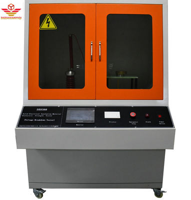 50KV ο ελεγκτής διακοπής τάσης IEC 60243 ASTM D149, στερεό υλικό Isulation αντιστέκεται τη μηχανή δοκιμής τάσης
