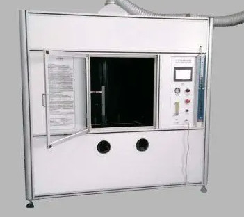 UL1581 Μηχανή δοκιμής καύσης κάθετος οριζόντιος μεγάλος θάλαμος καύσης