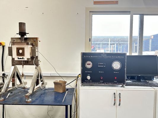 BS476-7 Κατασκευαστικά υλικά Εργαστηριακό εξοπλισμό δοκιμών Επιφανειακή συσκευή δοκιμής εξάπλωσης φλόγας Μηχανή εύφλεκτης