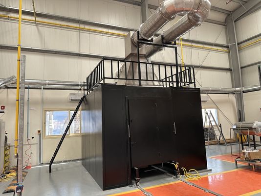 BS476-7 Κατασκευαστικά υλικά Εργαστηριακό εξοπλισμό δοκιμών Επιφανειακή συσκευή δοκιμής εξάπλωσης φλόγας Μηχανή εύφλεκτης