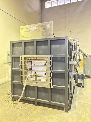 ISO834-1 Πυροσβεστική δομή από γυαλί και χάλυβα Πυροσβεστική επικάλυψη Πυροσβεστικός φούρνος