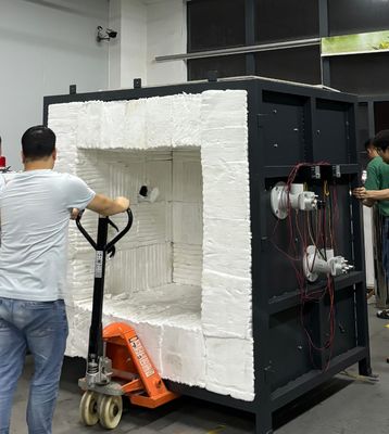 Δοκιμαστικός φούρνος πυραντοχής χαλύβδινων κατασκευών