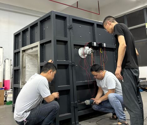 Δοκιμή Αντοχής στη Φωτιά Δείγματος Επικάλυψης Πυράντοχης ISO834-1 EN1363-1 Δοκιμή Φούρνου Μηχανή Δοκιμών Προμήθειες