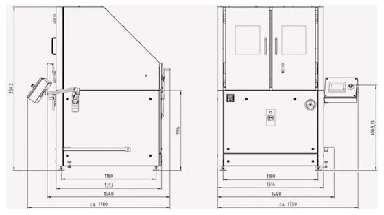 Η συσκευή δοκιμής τριβής προστατευτικών ενδυμάτων μοτοσικλετών Darmstadt Machine EN17092-1