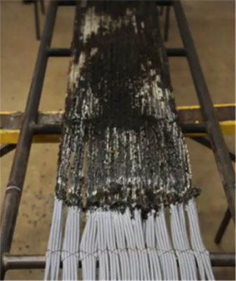 Δοκιμαστής καύσης δεμάτων καλωδίων και σύρματος, Μηχανή δοκιμής δεμένων καλωδίων και σύρματος κάθετης εγκατάστασης