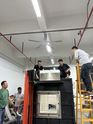 Πυροσβεστικές επιχρίσεις Σιδηρουργική δομή Πυροσβεστικές επιχρίσεις Κούφος δοκιμής ISO834-1 Εσωτερική δοκιμή