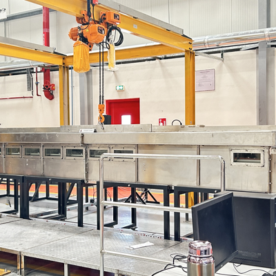 ASTM E84 Δοκιμαστικός θάλαμος διάδοσης φλόγας Πυκνότητα καπνού καλωδίου UL910 Steiner 7,6m